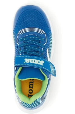 Scarpe sportive blu con luci e chiusura a strappo Joma Aquiles Jr 2605