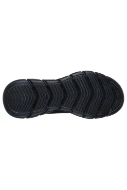 Scarpe sportive nere traspiranti con suola flessibile Skechers Bobs B Flex Icy Edge