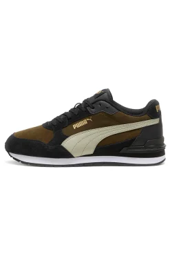 Scarpe sportive verde oliva con dettagli in suede Puma ST RUNNER V4 SD