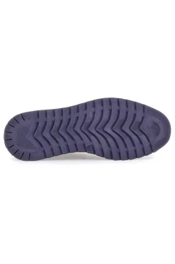 Scarpe stringate blu con inserti effetto pitone e suola carrarmato Pittarello Eco 25276006