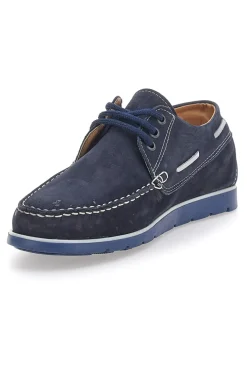 Scarpe Stringate Blu In Vera Pelle Made in Italy Jerpoint 09