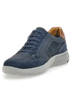 Scarpe Stringate Casual In Vera Pelle Navy Pittarello Active 2406