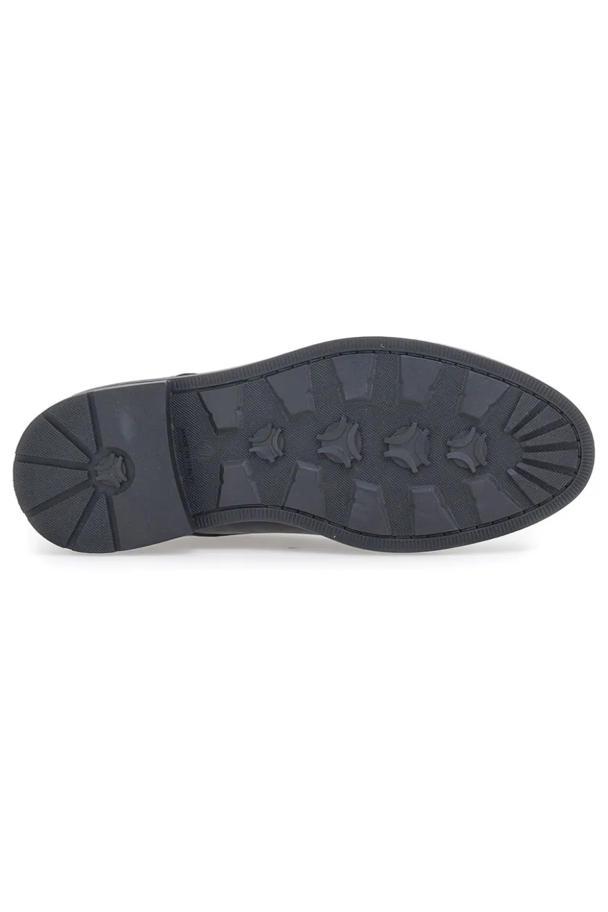 Scarpe Stringate Claremorris 220 Nero Vera Pelle