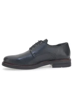 Scarpe Stringate Claremorris 220 Nero Vera Pelle