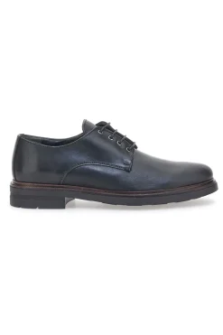 Scarpe Stringate Claremorris 220 Nero Vera Pelle