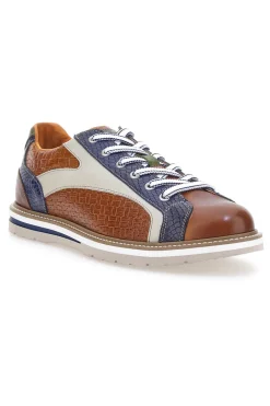 Scarpe Stringate multicolore con inserti stampa intreccio Pittarello Eco 26122858