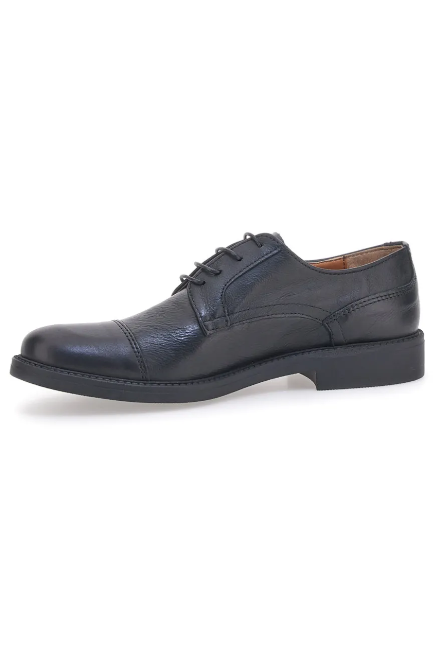 Scarpe Stringate Nere di Lavorazione Artigianale Pittarello 320