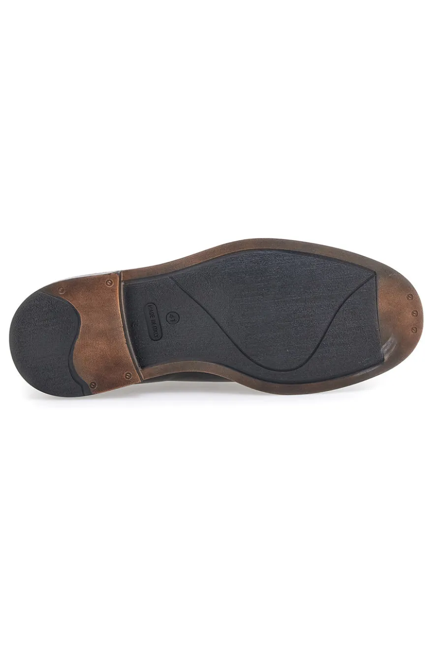 Scarpe stringate nere in vera pelle eleganti Pittarello Plus 1145