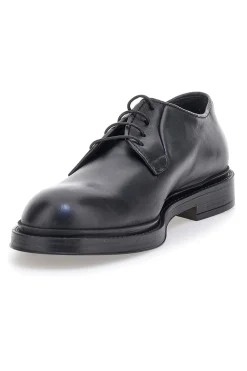 Scarpe stringate nere in vera pelle eleganti Pittarello Plus 1145