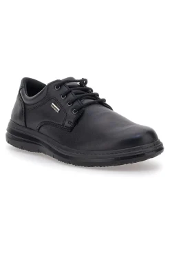 Scarpe stringate nere in pelle Imac 85130826790011