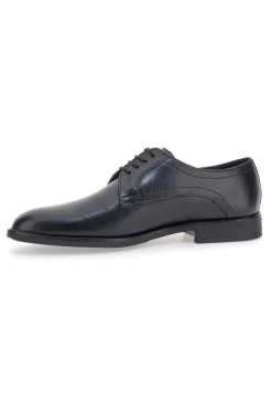 Scarpe Stringate Nere In Vera Pelle Max Dillan 401