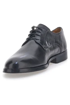 Scarpe Stringate Nere In Vera Pelle Pittarello Class 330
