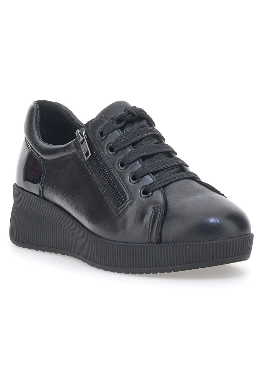 Scarpe Stringate Plocadi 19324 Nere