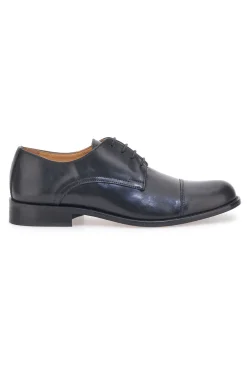 Scarpe Stringate Vera Pelle Nera Pittarello Plus 613