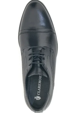 Scarpe Stringate Vera Pelle Nere Claremorris 2203