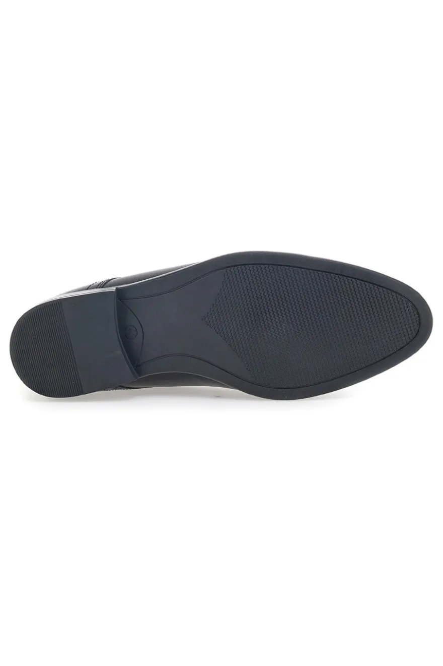Scarpe Stringate Vera Pelle Nere Claremorris 2203