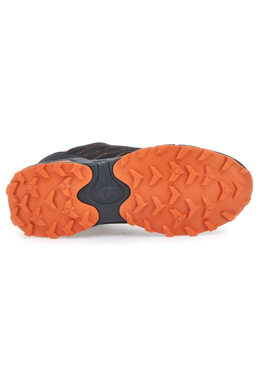 Scarponcino da Trekking Sevenoaks Nero-Arancione