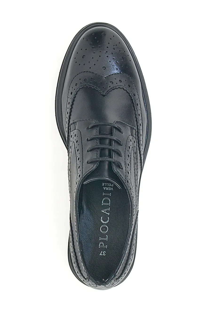 Schnürschuhe im englischen Stil mit Schnürsenkeln PLOCADI 1555