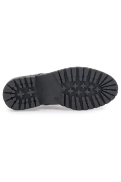 Schwarze Amphibien mit Lederobermaterial MIO TEMPO 2368
