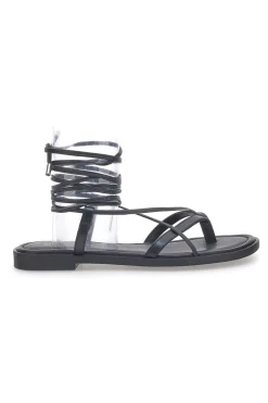 Schwarze Gladiator-Sandalen mit Flip-Flops PITTARELLO SUN A6700101