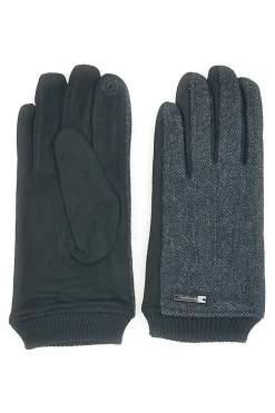 Schwarze Handschuhe mit Manschetten Gianmarco Venturi 33026