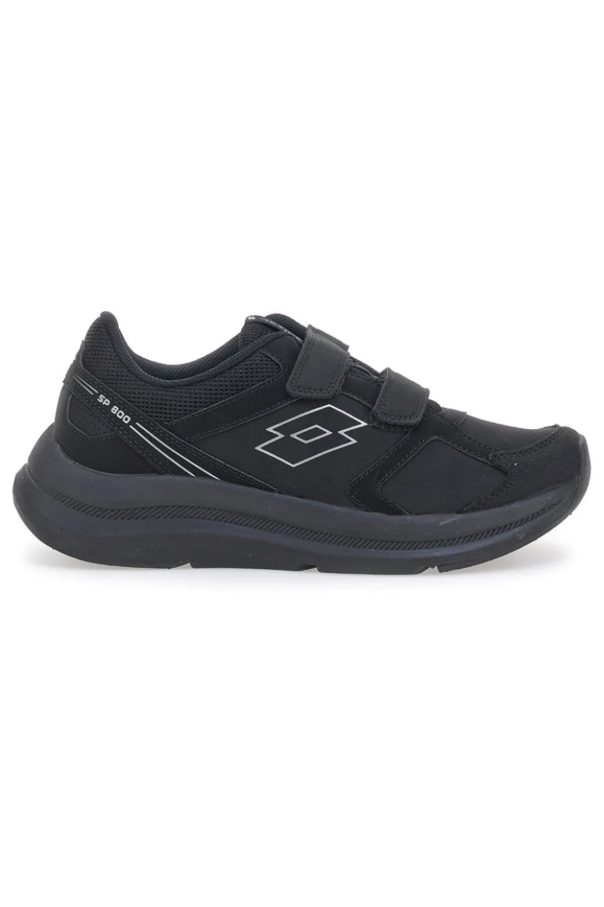 Schwarze Laufschuhe mit Klettverschluss LOTTO SPEEDRIDE 801 II S