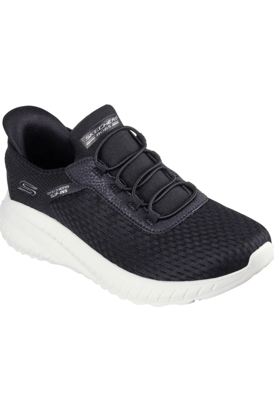 Schwarze Sneakers Skechers Bobs Squad Chaos in Farbe