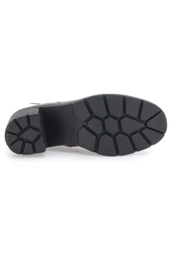 Schwarze Stiefeletten mit Absatz THE FIRST 481