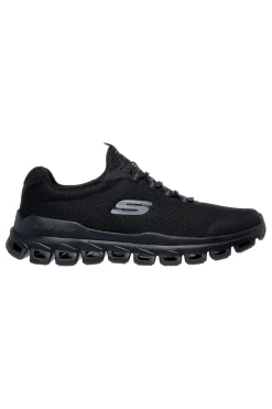 Skechers – GLIDE-STEP SYLO – Vegane Sneakers mit gepolsterter Sohle in Schwarz