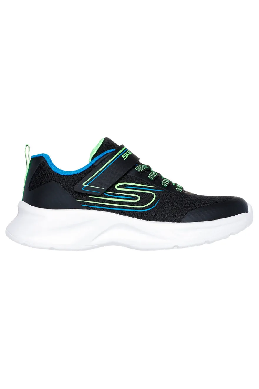 Skechers Dynamatic Swift Tread – leichte schwarze Abreiß-Sneaker