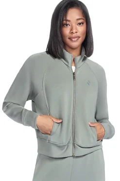 Skechers JA278 Skechluxe Elevate Reißverschlussjacke in Salbeigrün