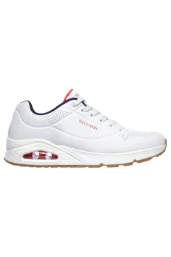 Skechers Uno - Stand On Air Bianche e Blu