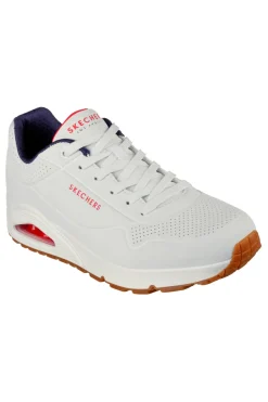 Skechers Uno - Stand On Air Bianche e Blu