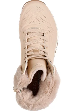 Skechers UNO RUGGED FALL AIR – gefütterte sandfarbene Sneaker mit Air-Sohle