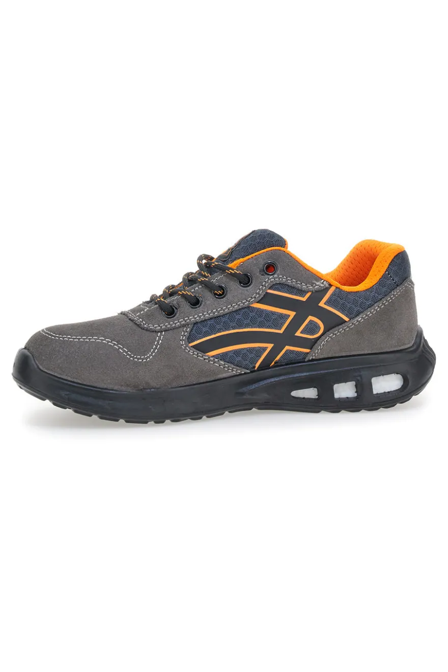 Sneakers antinfortunistiche grigie S1P Black shoot YL5068-1