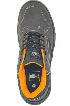 Sneakers antinfortunistiche grigie S1P Black shoot YL5068-1