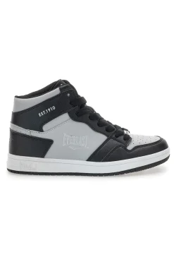 Sneakers Argento e Nere Mid-Cut Everlast 716