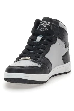 Sneakers Argento e Nere Mid-Cut Everlast 716