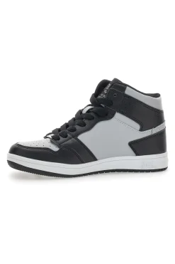 Sneakers Argento e Nere Mid-Cut Everlast 716