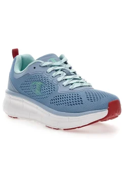 Sneakers Azzurre In Mesh Champion Low Cut Shoe Foxy II