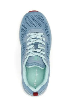 Sneakers Azzurre In Mesh Champion Low Cut Shoe Foxy II