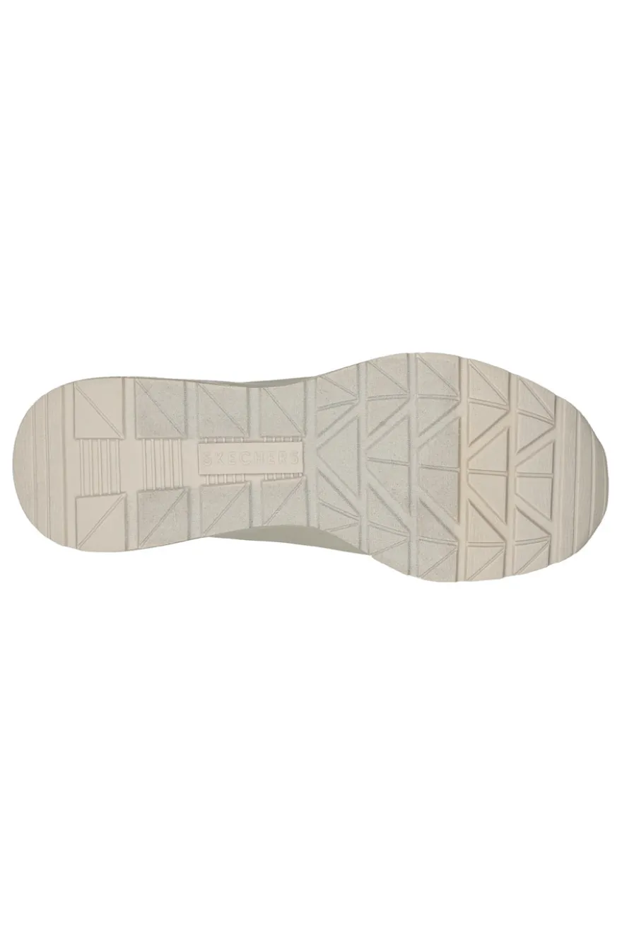 Sneakers Beige con Flatform Skechers Million Air