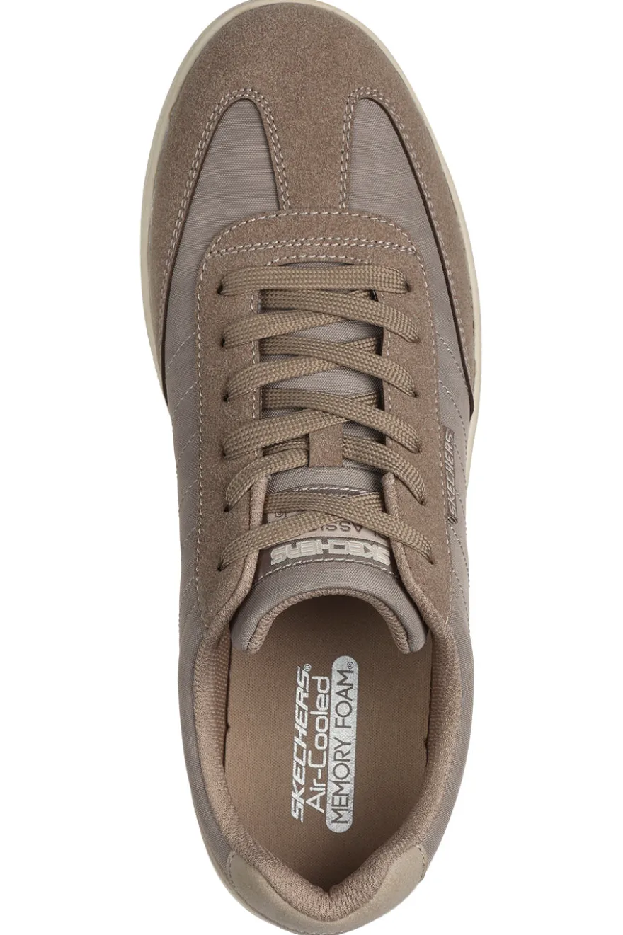 Sneakers Beige da Uomo Skechers Placer-Vision