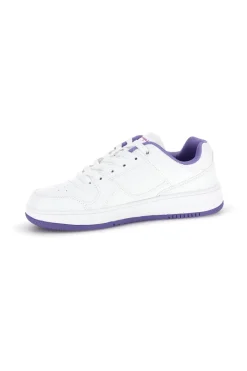 Sneakers bianca dettagli viola Champion RD18 Low G GS