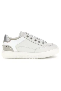 Sneakers bianche con brillantini Ferre F763