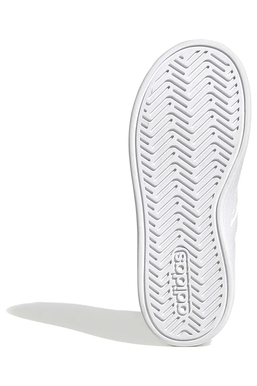 Sneakers bianche con chiusura a strappo Adidas Grand Court 3.0 El C
