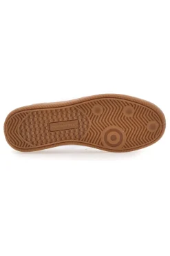 Sneakers Bianche con Dettagli Blu e Rosa e Suola in Gomma Cotton Belt Patricien