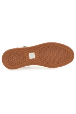 Sneakers Bianche con Dettaglio Posteriore Blu in Pelle DIADORA GINGER
