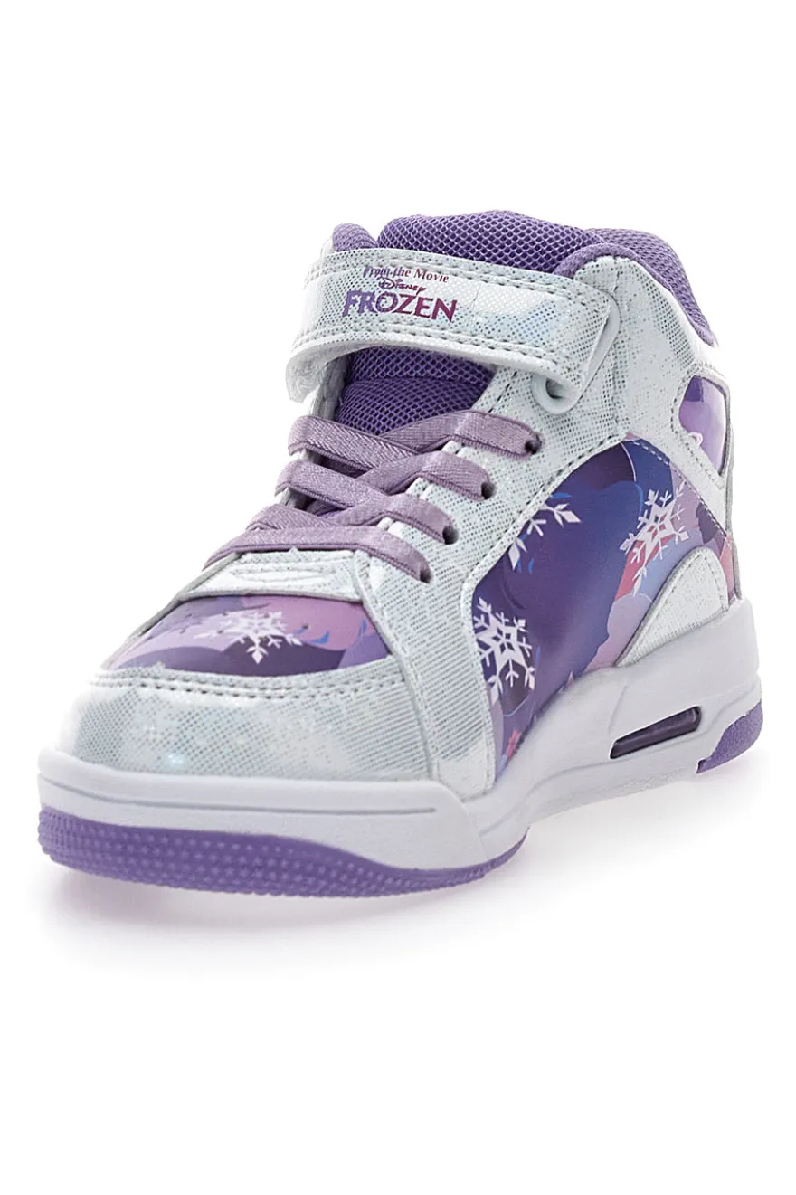 Sneakers bianche con dettagli viola Frozen D13188MC