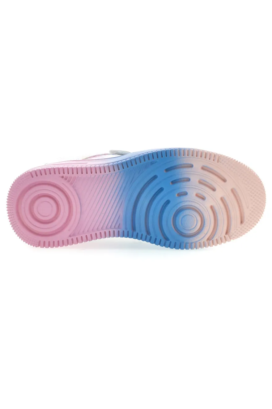 Sneakers bianche con farfalle e luci M-kids MG25123
